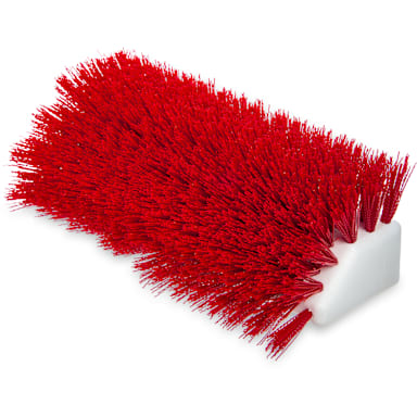 Carlisle 40423EC05 Sparta 10" Red Hi-Lo Floor Scrub Brush