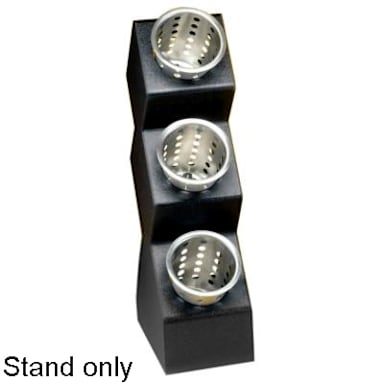 Cal-Mil 1016-3 Vertical Space Saver 3-Hole Silverware Display