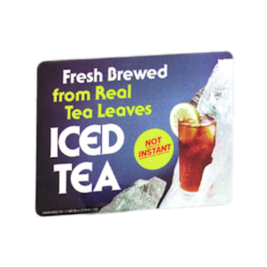 BUNN® 3043.0002 "Freshly Brewed" Iced Tea Decal