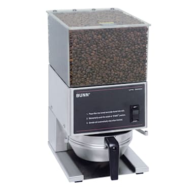 BUNN® 20580.0001 Portion Control Coffee Grinder with 1 Hopper
