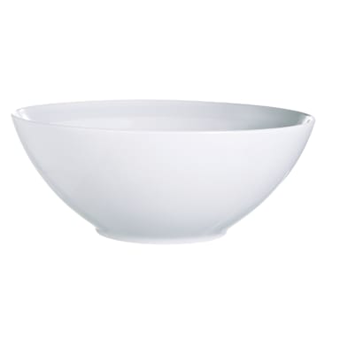 Arcoroc R0947 Vintage White Porcelain 69 Oz. Bowl