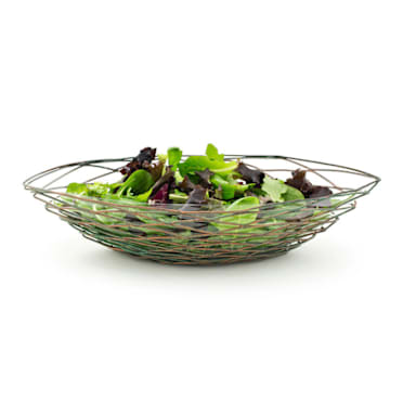 FOH BBK043PTI22 Patina Wireware Crescent Basket - 6 / CS