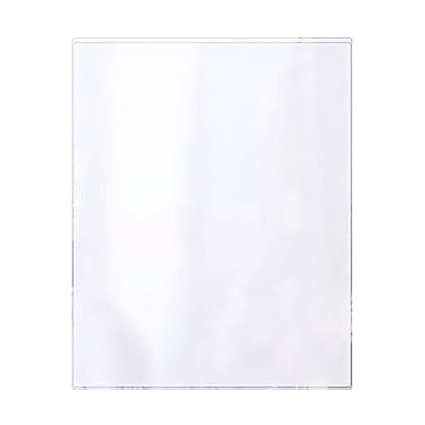 H Risch 100-11X17 Clear 11 x 17" Single Pocket Menu Cover - Dozen