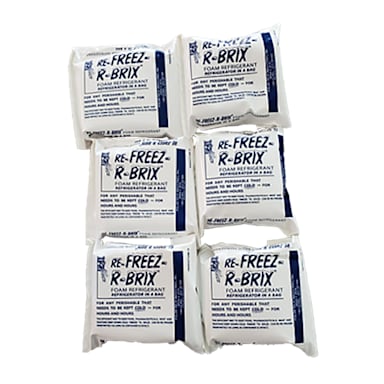 San Jamar® B6180 EZ-Chill™ Refreezable Ice Pack - 6 / PK