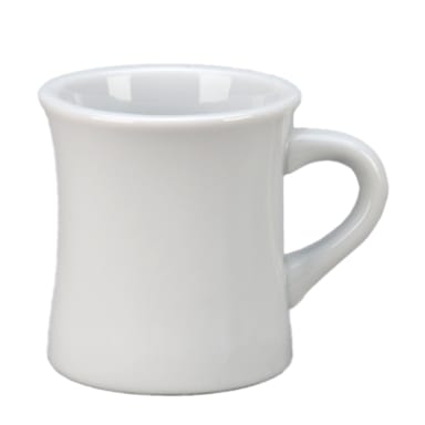 Vertex® China BNT-P Argyle 10 Oz. White Bounty Mug