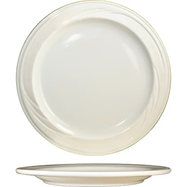 International Tableware Y-6 York™ White 6.25" Plate