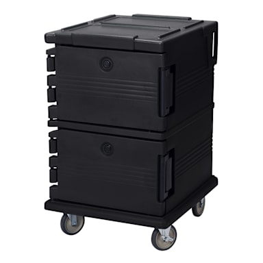 Cambro UPC1200110 Ultra Camcart Black 90 Qt. Food Pan Carrier