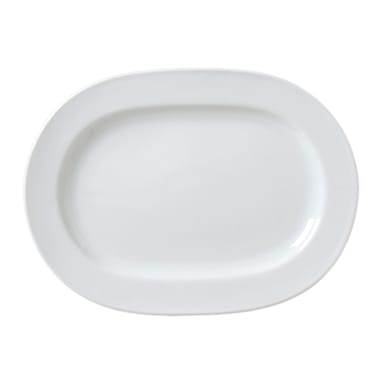 Vertex® China ARG-94 Argyle 13" Oblong Platter