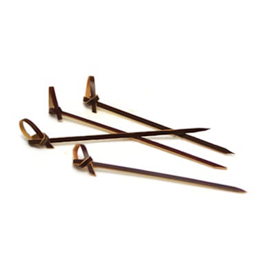 Darling Foodservice 3.5" Red Bamboo Picks