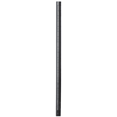 Darling Foodservice 74" Stationary Black Epoxy Coated Post