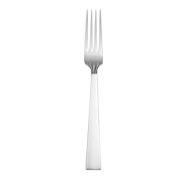 1880 Hospitality T812FEUF Satin Fulcrum 18/10 S/S Euro Table Fork - Dozen