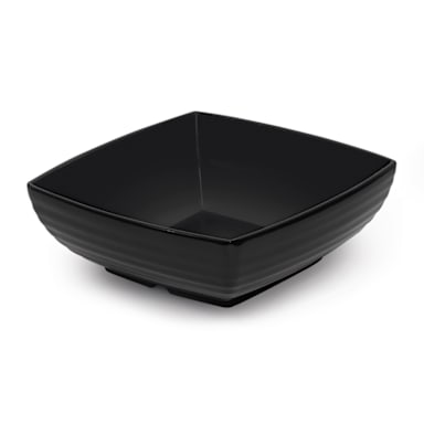 G.E.T. ML-67-BK Milano Black 2.5 Qt. Square Bowl