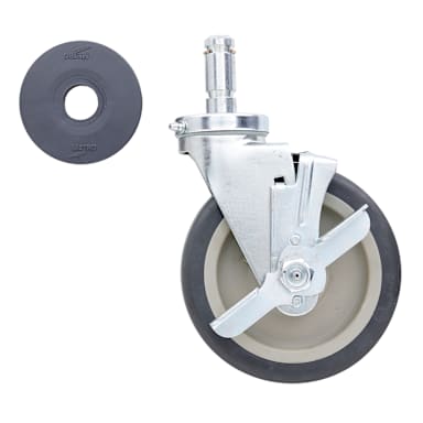 Metro 6MPB Super Erecta 6" Polyurethane Tread Brake Stem Caster
