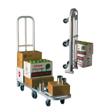 New Age Industrial 95241 Folding Stock Cart with Push Handle and Lock