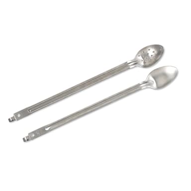 Browne Foodservice 85943 S/S 21" Spoon with Hook Handle