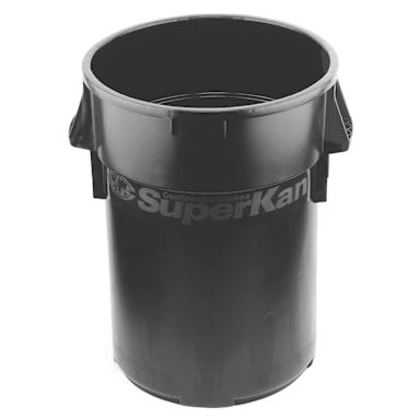 Continental 4410GY Huskee® BackSaver™ 44 Gal Receptacle