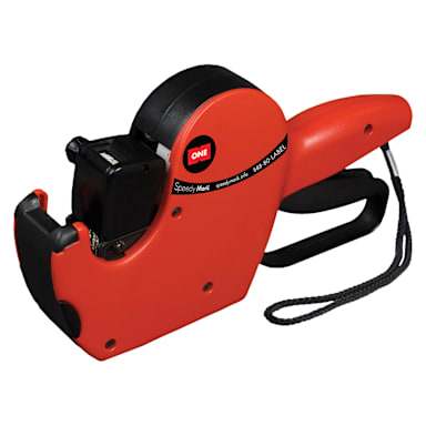 DayMark 111163 DM-3 Red Plastic 1-Line Label Gun