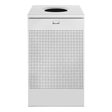 Rubbermaid FGSC18EPLSM Silhouette Open Top Square Receptacle - 1 / CS