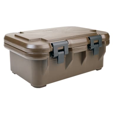 Cambro UPCS160131 S-Series Dark Brown Ultra Deep Pan Food Pan Carrier