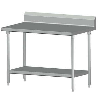 Work Table, Stainless Steel Top