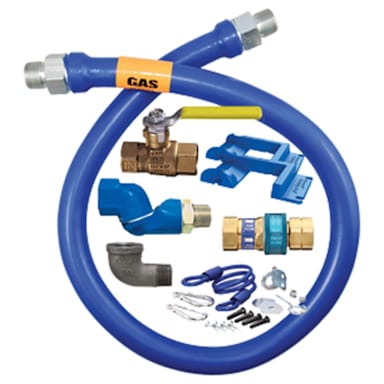 3/4" BLUE HOSE MOVEABLE GAS CONNECTOR
