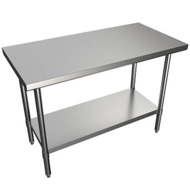 Work Table, Stainless Steel Top
