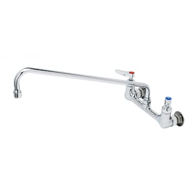T & S Brass B-0230-CR 18" Wall Mount Faucet W/ Ceramic Cartridges