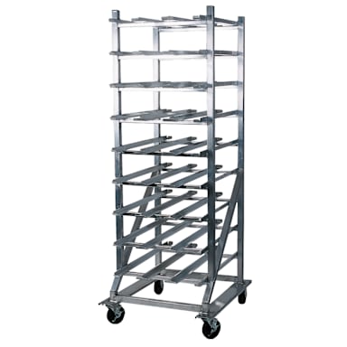 Win-Holt CR-162M Aluminum Mobile Can Dispensing Rack f/ #10 Cans