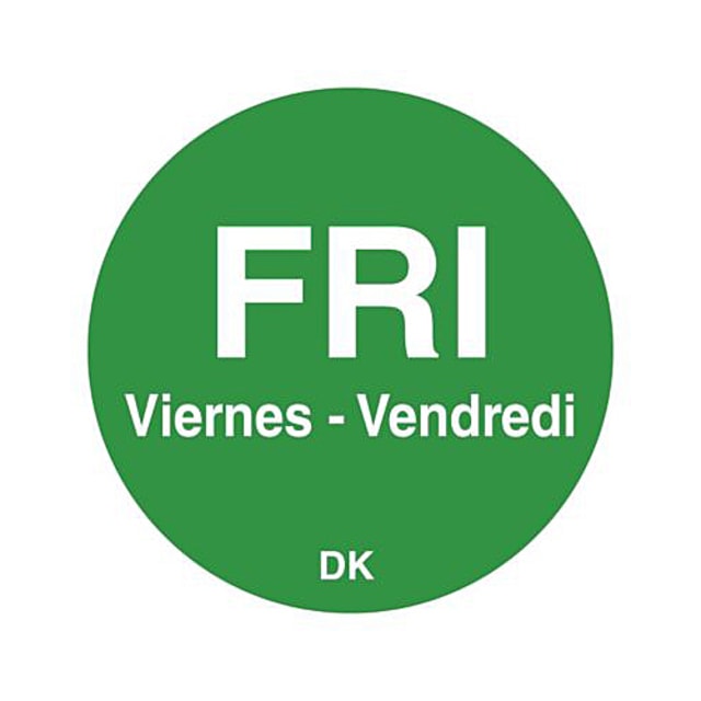 Day of the Week Label