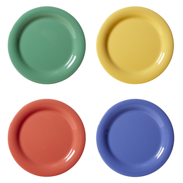 Many Different Colors and Patterns In Durable Melamine Dinnerware