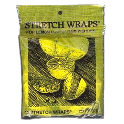 Regency Wraps RW-100 Yellow Lemon Stretch Wrap W/ Elastic - 1000 / CS