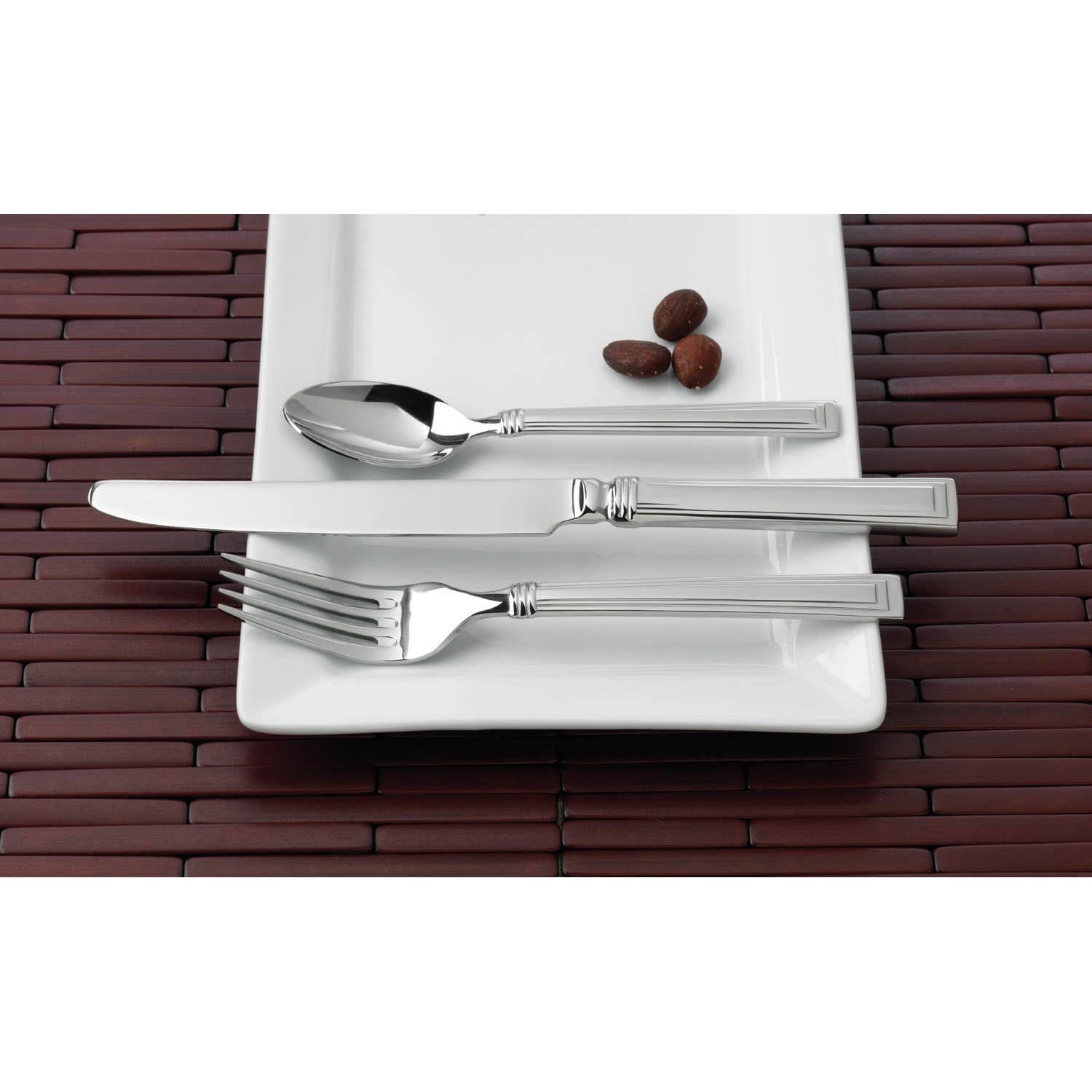 World Tableware SL-23 Schiefer hellweiß rechteckiger Teller - 12 / CS - Bild 2 von 3