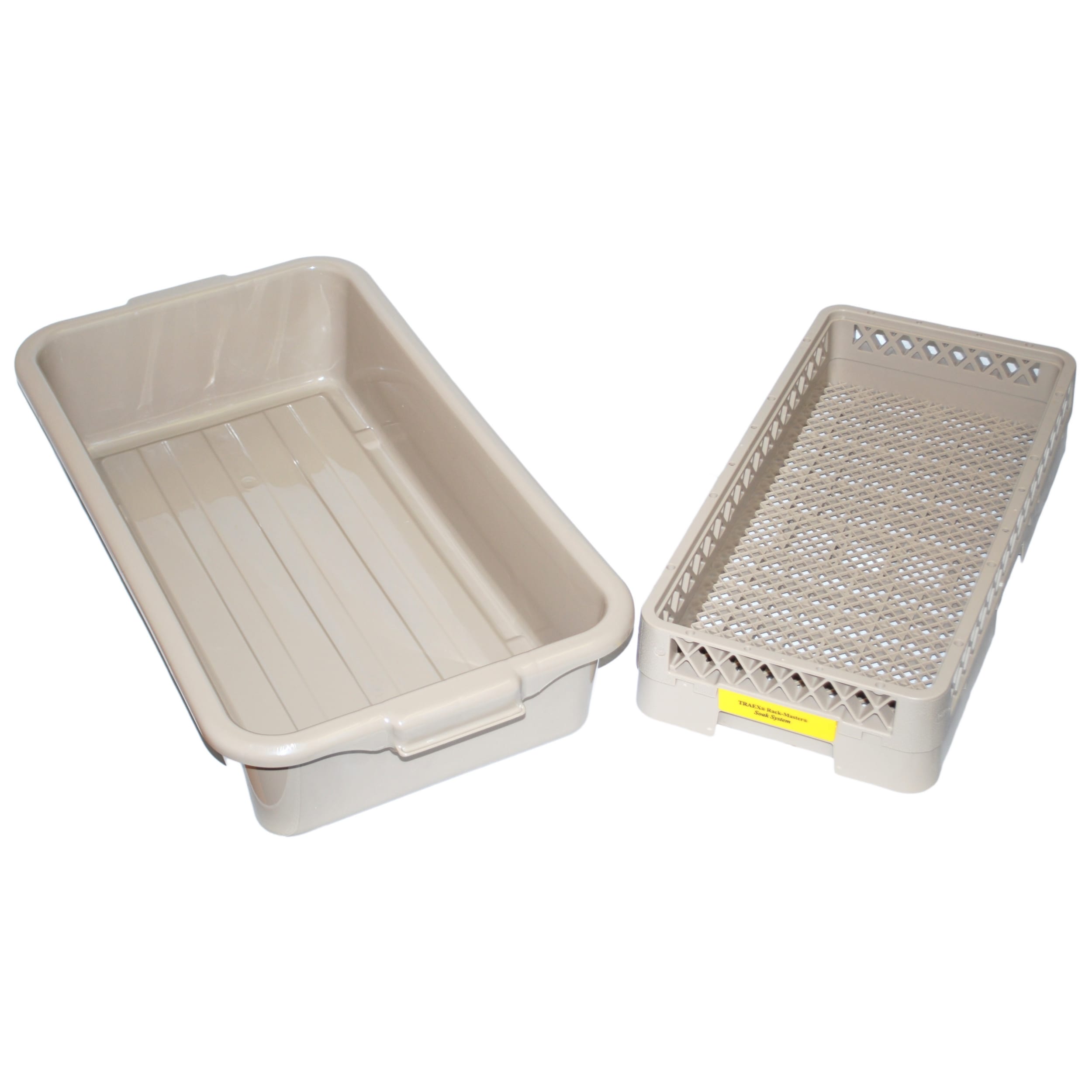 Traex 1393 Open Half Rack Silverware Soak Rack with Half Tub