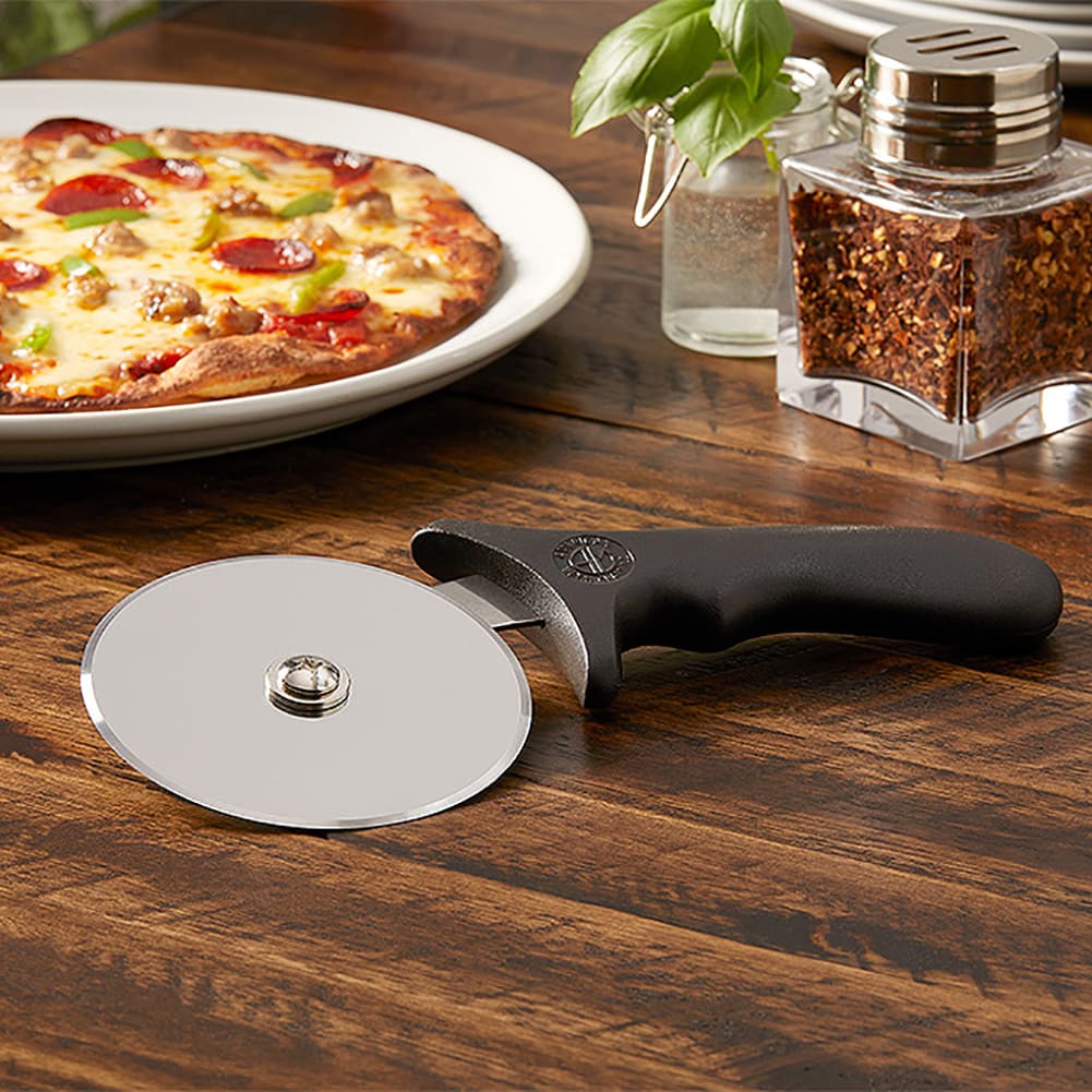 American Metalcraft PPC4 4 Wheel Pizza Cutter w/ Plastic Handle"