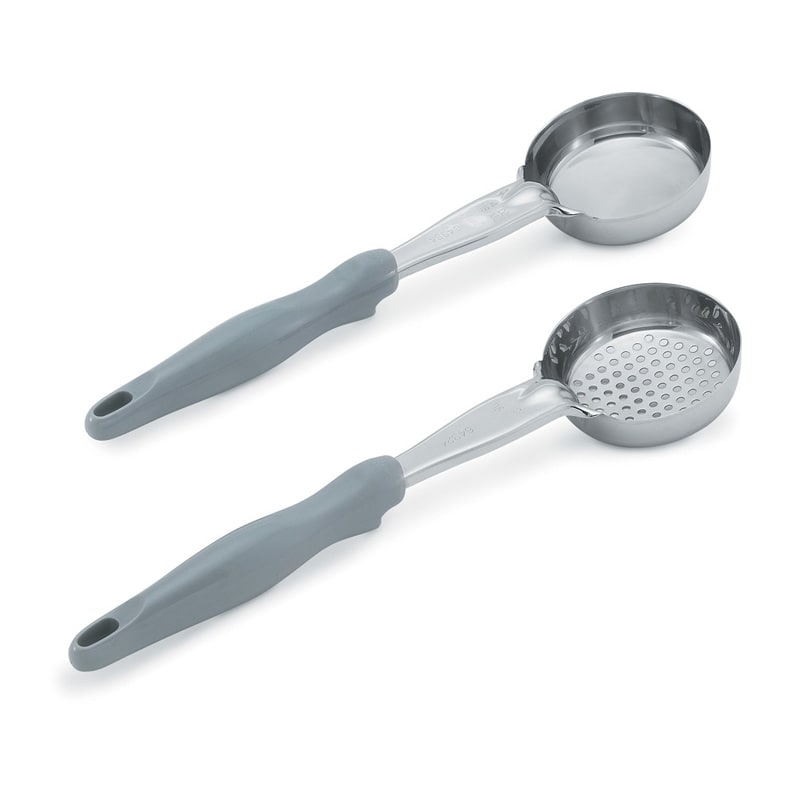 Vollrath 6433445 Gray 4 Ounce Round Solid Spoodle