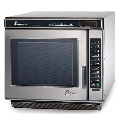 Vollrath 40830 Stainless Steel Commercial Microwave Oven with Manual  Controls - 120V, 1000W