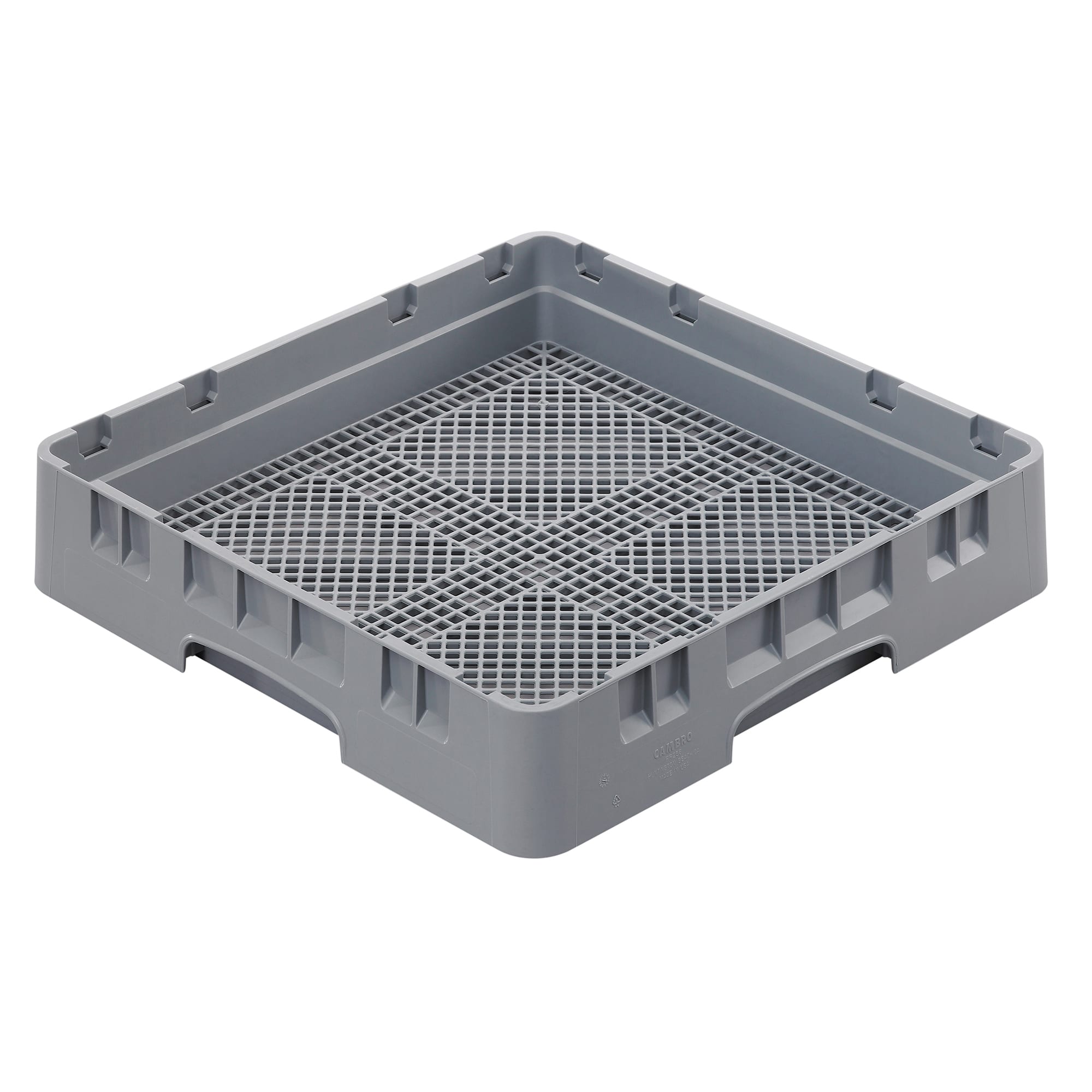 Cambro FR258151 Camrack Soft Gray Full Size Flatware Rack