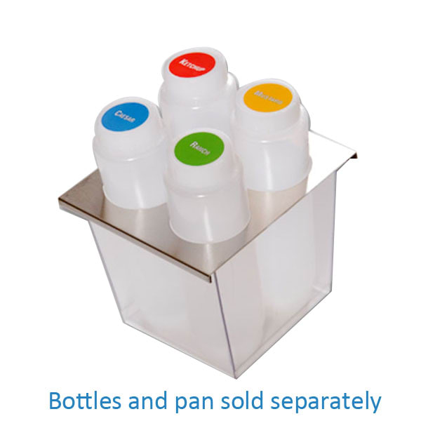 FIFO 7010-400 4-Hole Bottle Organizer for 1/6-Size Insert Pan