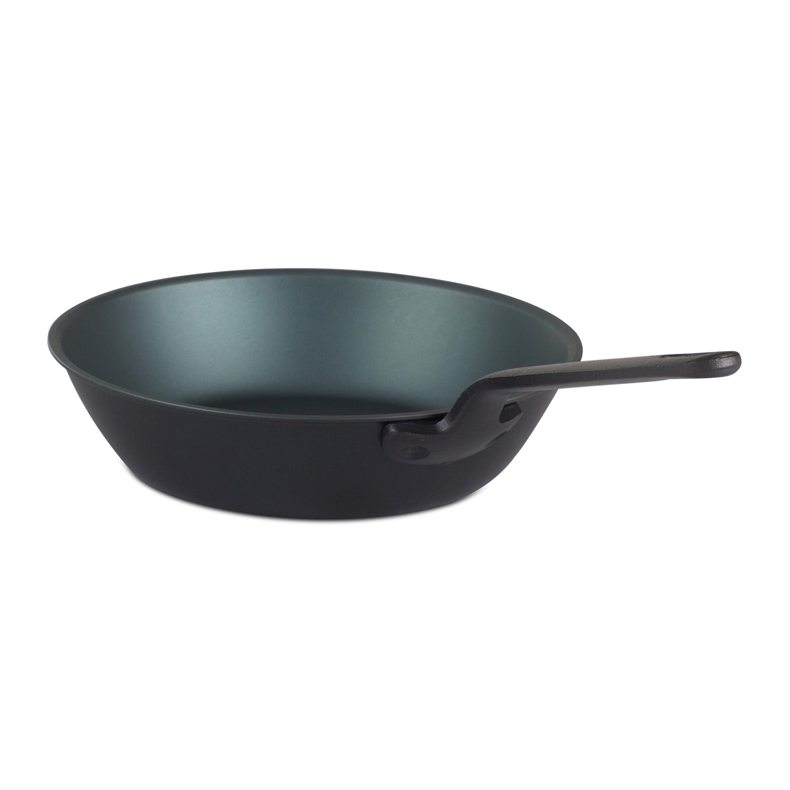 J.B. Prince S150 20 Black Steel 8 Fry Pan"