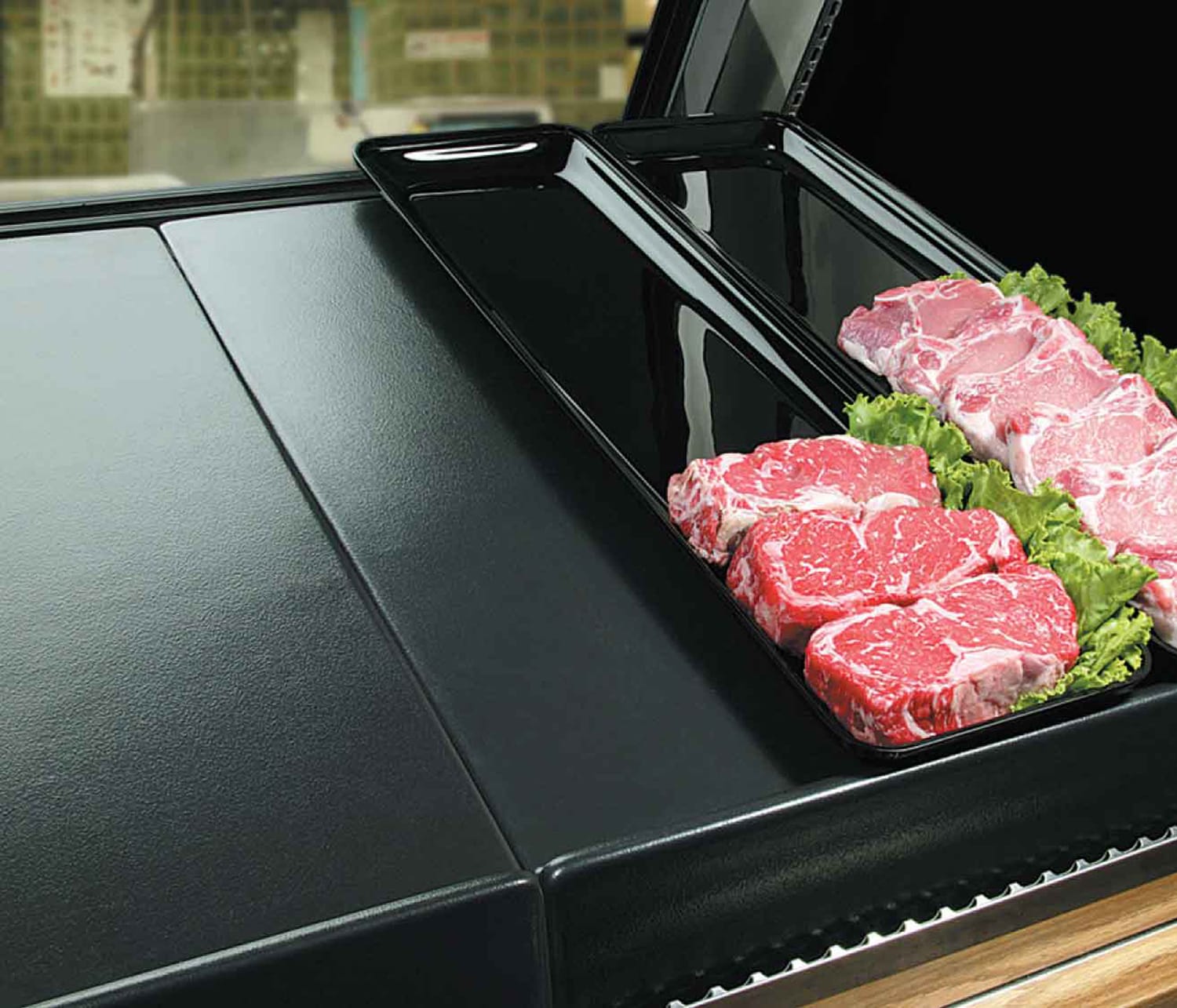 Delfin SLR-24305-17 inclinado/elevador superior plano formado negro - Imagen 2 de 3
