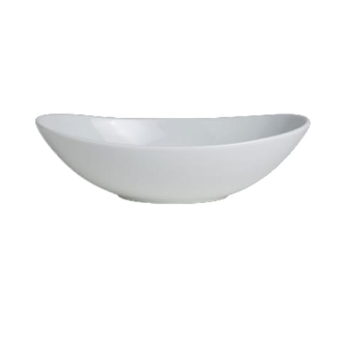 Varick 6900E587 Bistro White 15-1/2 Oz. Oval Bowl - 12 / CS