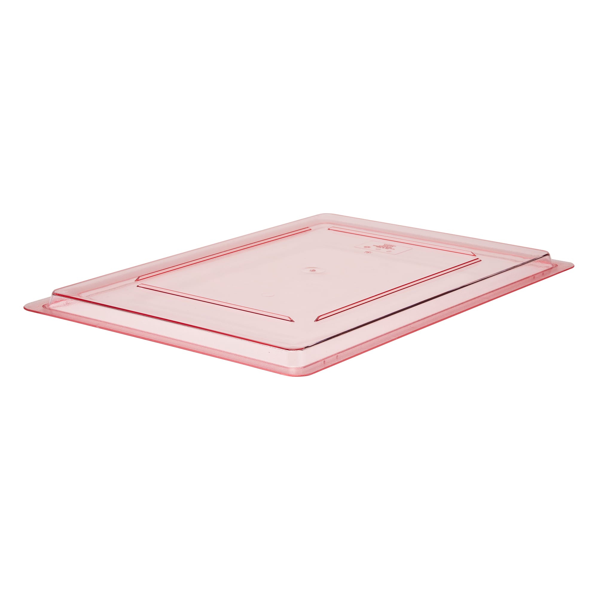 Cambro 1826CCW467 Camwear Safety Red 18 x 26 Food Box Cover - 6 / CS