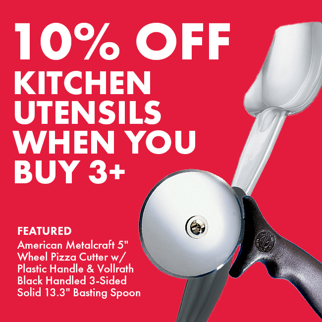 Save 10% on Kitchen Utensils when you buy 3 or more