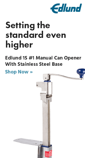 Edlund 1S #1 Manual Can Opener With Stainless Steel Base
