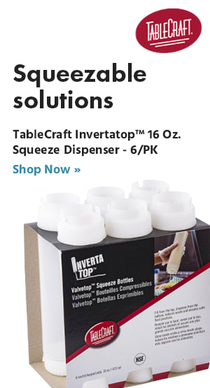 TableCraft Invertatop Squeeze Dispensers
