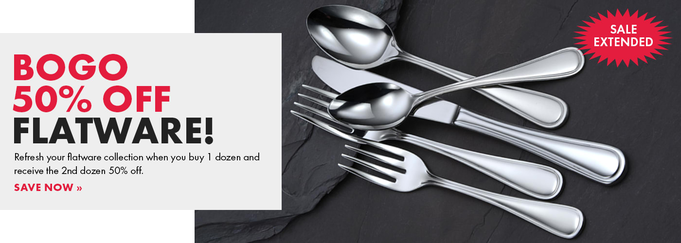 BOGO 50% Off Flatware!