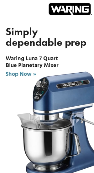 Shop Waring Luna 7 Quart Blue Planetary Mixer