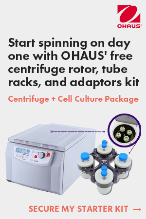 Secure Your Free OHAUS Centrifuge Starter Kit