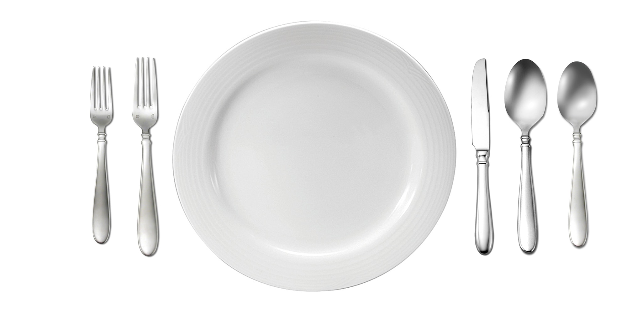 Corelli Flatware // Glacier Dinnerware
