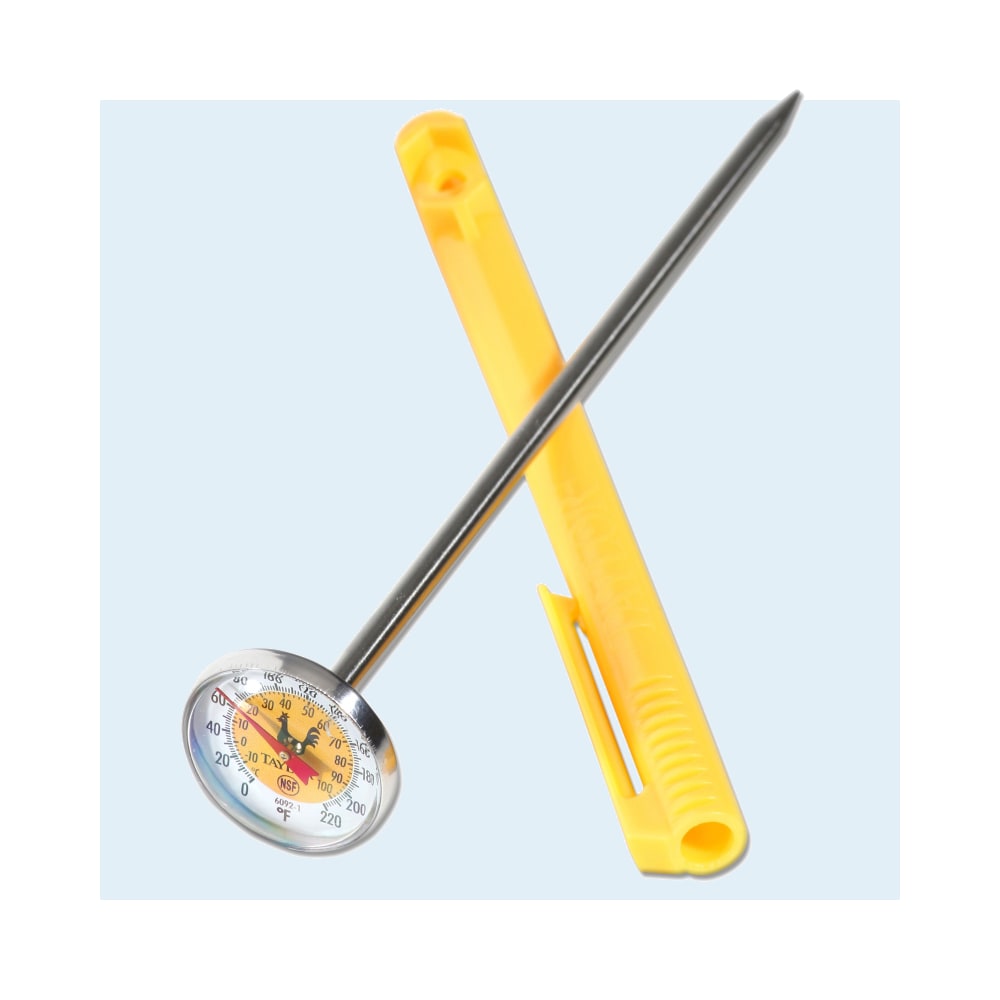 Taylor® 6092NYL Yellow Instant Read Thermometer for Poultry
